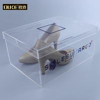 Boîte acrylique transparente de haute qualité personnalisée avec couvercle boîte acrylique de taille personnalisée