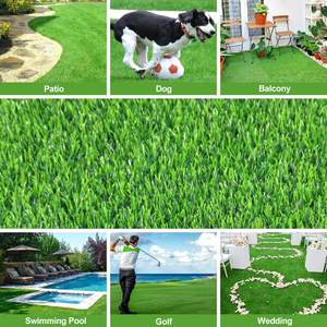 Les <span class=keywords><strong>tapis</strong></span> d'intérieur et d'extérieur simulés avec des trous de drainage conviennent aux terrasses paysagères de jardin. - Product Image 5