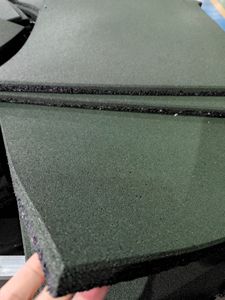 Đa Màu Sắc Châu Âu RoHS Chứng Nhận Bảo Vệ EPDM Và <span class=keywords><strong>Sbr</strong></span> Cao Su Hạt Tập Thể Dục Gạch - Product Image 4