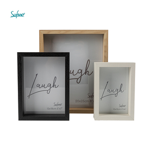 Top Quality Wholesale Customized Wood Bilderrahmen White Black Deep Bulk Shadow <strong>Box</strong> <strong>Frame</strong> - Product Image 1