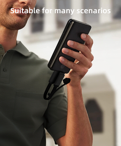 พวงกุญแจชาร์จ USB ของขวัญส่งเสริมการขาย PD 60w สายดาต้าอเนกประสงค์ 2 in 1 - Product Image 3