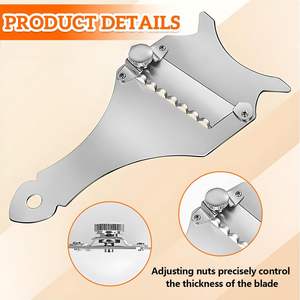 Cortador de Trufas <span class=keywords><strong>Manual</strong></span> Profesional de Acero Inoxidable YIGO, Cortador Gourmet Ajustable, <span class=keywords><strong>Picador</strong></span> de Verduras - Product Image 3