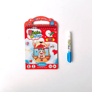 Libro di acqua magica del fumetto del libro di pittura dei bambini di stampa all'ingrosso con il libro di disegno della penna - Product Image 1