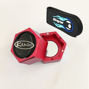 Porta Tizas Magnético Hexagonal KAMUI, Estuche Metálico para Tizas de Billar, Portátil para Billar y Snooker - Product Image 4