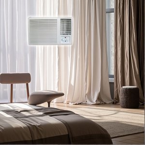 Climatiseur électrique de fenêtre de contrôle manuel de 12000BTU pour des hôtels et des ménages - Product Image 4