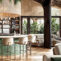Canapé en cuir de luxe moderne pour café