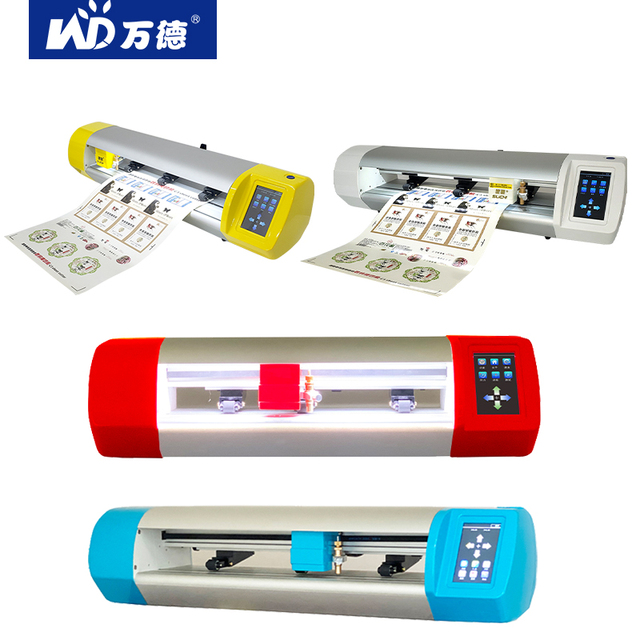 WD-350 Desktop Craft Small Camera 350mm/13'' Semi Automatic Edge Cutting Plotter Digital Die-cutting Machine