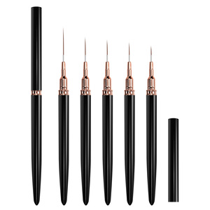 Pinceau ultra-fin pour nail art, stylo de précision pour la peinture, pinceau de modelage pour gel et acrylique, pour manucure en salon - Product Image 6