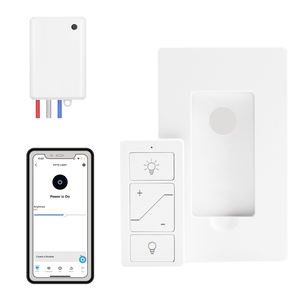 Alexa Uzaktan Kumandalı ve Kısılabilir Işık Plastik Kablosuz Akıllı Dimmer Kontrol Anahtarı 30m Menzil 2 Yıl Garanti - Product Image 1