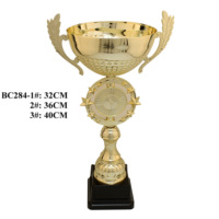 Trophée de la coupe du sport du salon de la voiture Phoenix en métal durable de style européen pour les événements de golf et de tennis