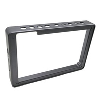Boîtier en aluminium anodisé noir usiné CNC avec goujon pour carte PCB, pour contrôleur d'écran tactile HMI industriel, coque de protection