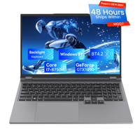 Laptop da Gaming con Intel Core I7-8750H 6-Core 2.2GHz, GTX 1050 3GB GDDR5, SSD, Display 1920x1200 16:10 60Hz, Windows 11, Tastiera Inglese