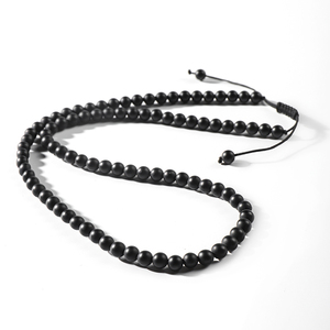 Fatto a mano 6mm macrame multi filo avvolto <span class=keywords><strong>pietre</strong></span> preziose birthstone gioielli <span class=keywords><strong>collana</strong></span> pietra naturale perline per <span class=keywords><strong>uomo</strong></span> donna - Product Image 5