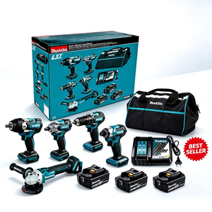 For 18V 5Ah Lithium <b>Battery</b> 9-in-1 Wireless Power Tool Set Multi-Functional Stainless Steel 12-Month Warranty - Product Image 1