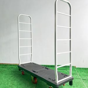 Carrito de Mano de Seis Ruedas Estilo Japonés, Carrito de Supermercado de Seis Ruedas - Product Image 5