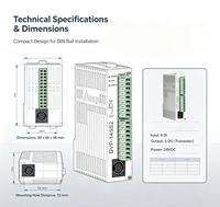 PLC Delta Original DVP14SS211T con Salida de Transistor de 14 Puntos, Unidad Principal en Stock en Almacén