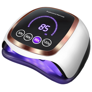 Lampe de séchage des ongles UV à capteur automatique <span class=keywords><strong>professionnel</strong></span> 168W 42LED s équipement de manucure intelligent Portable EU US Salon utilisation en plastique électrique - Product Image 4