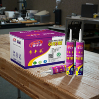 Scellant adhésif Fengcai No More Nails pour bois, métal, verre, scellant silicone à séchage rapide, adhérence forte, scellant structurel liquide