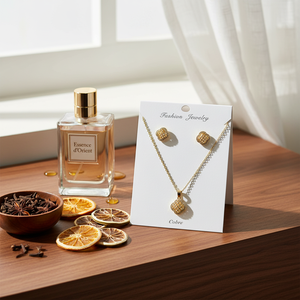 Lusso speziato orientale Eau De Parfum fruttato e di lunga durata con note di agrumi alla moda Set di gioielli di fragranze - Product Image 3
