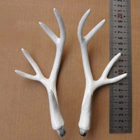 Paire de cornes de cerf Sika blanches simulées, peintes à la main, en fourrure pelucheuse, accessoires de photographie, décorations de Noël, coiffure pour séance photo, direct usine