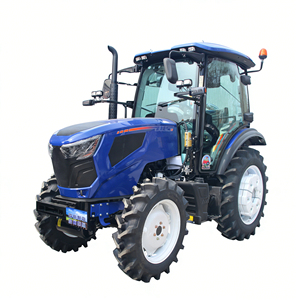Tracteur agricole multifonctionnel à roues 4x4 de 100 CV avec transmission par engrenages, homologué CE, diesel - Product Image 2