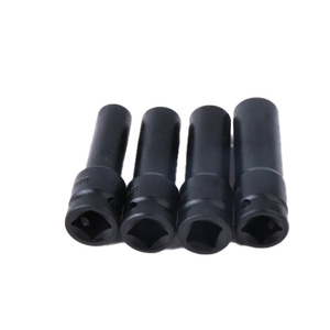 <b>Socket</b> <b>Set</b> 12.5mm Extended Hex Industrial Grade Automotive Repair Mechanic Tool Black Oxide Finish - Product Image 1