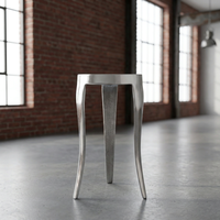 Tabouret de bar en aluminium - Design traditionnel durable pour salon