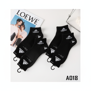 Calzini corti sportivi da uomo compressione anti-sudore con Logo personalizzabile stampa digitale ricamo 3D per uomo donna - Product Image 1