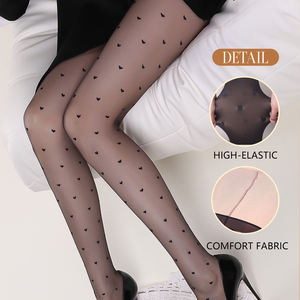 Vente en gros 100G 200G 300G <span class=keywords><strong>faux</strong></span> translucide polaire doublé à pois collants noeud amour mot motif thermique collants lettre personnalisée - Product Image 5