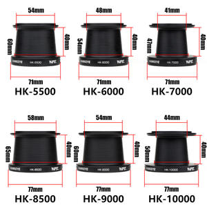 للبيع بالجملة 7 + 1BB محامل: 1 سرعة بكرة غزل بكرة صيد مع بكرة مزدوجة قابلة للتبديل مقبض صيد - Product Image 4