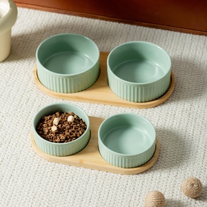 Bol à nourriture rond en céramique anti-déversement et protecteur du cou pour chiens et chats, mignon, pour chiens de petite/moyenne/grande taille, fabriqué à Shanghai - Product Image 3