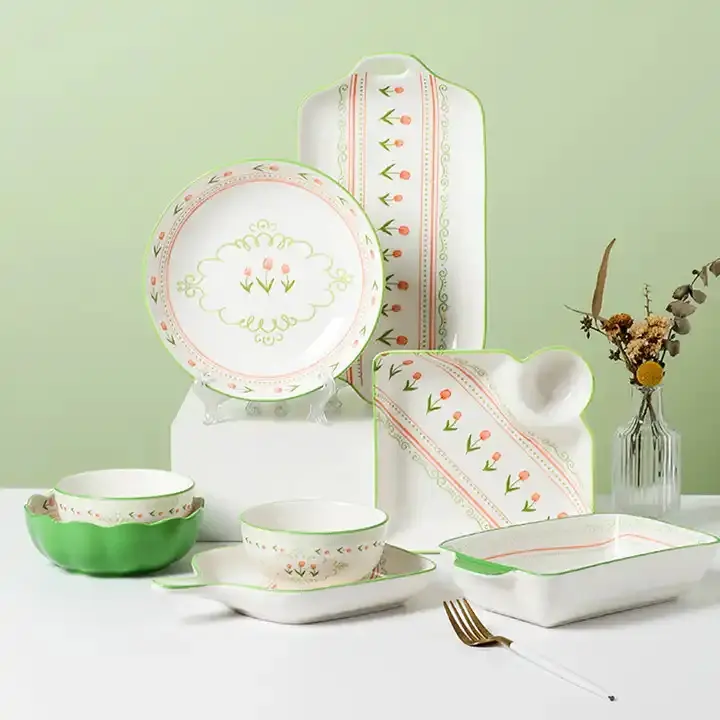 Early summer series ceramic ceramic tableware set for Opening Ceremony or special occasion and hot search style in summer
