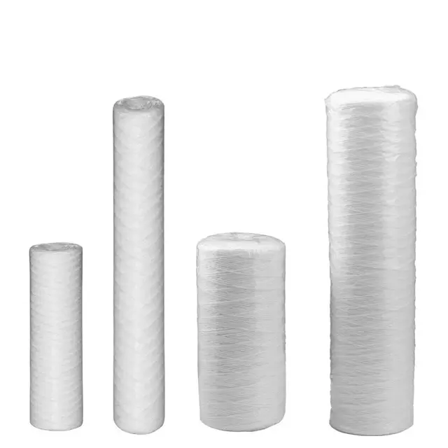 Well Water and Tap Water 5inch 10inch 20inch Length Standard Yarn Sediment Filter Cartridge