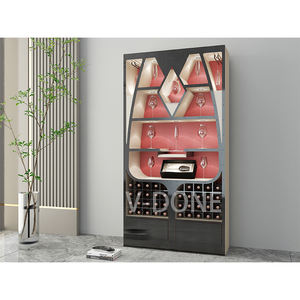 ที่วางแก้วไวน์ชั้นโชว์ทำจากโลหะสำหรับห้องนั่งเล่นชั้นโชว์ทำจากแก้วแชมเปญทำจากสแตนเลสเกรดสูง - Product Image 4