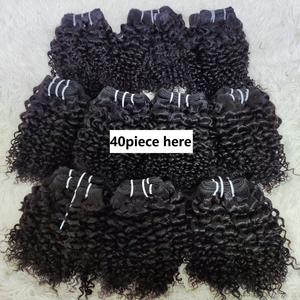 Letsfly - Paquetes de Cabello Natural Afro Rizado, Extensiones de Cabello Remy 9A, Cabello Humano 100%, 30 Gramos, Envío Rápido - Product Image 4