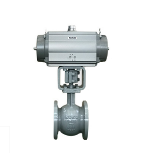 KOSO Control Valve 710C Ball Valve with 6400RB 6500RA7300RB Pneumatic Actuator with YT-3300 Valve Positioner - Product Image 2