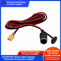 Câble de connecteur d'alimentation métallique M12, circulaire, industriel, automobile, pour capteur, IP67, 12V 4A, mâle, noir, 8 broches
