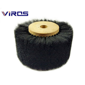 Rouleau de brosse en poils de porc personnalisé par le fabricant pour machine à cirer les chaussures/brosse à polir le cuir - Product Image 3