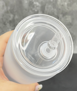 16Oz Shaped Beer Cups Drinking Tumblers Frosted Plastic Soda Can for <b>Vinyl</b> Uv Dtf <b>Wraps</b> - Product Image 3