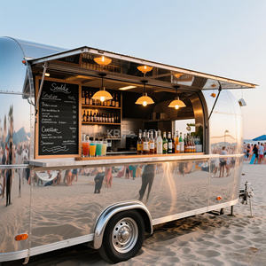 2025 For Germany Remorque Outdoor Bar <b>Kitchen</b> Ice Cream BBQ Food Truck Trailer - Product Image 2