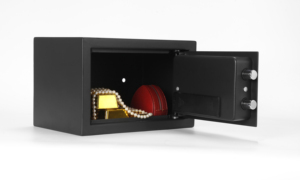 Hộp két sắt điện tử thông minh nhỏ gọn có ổ cắm USB-C, màn hình LED kỹ thuật số, xuất xưởng - Product Image 4