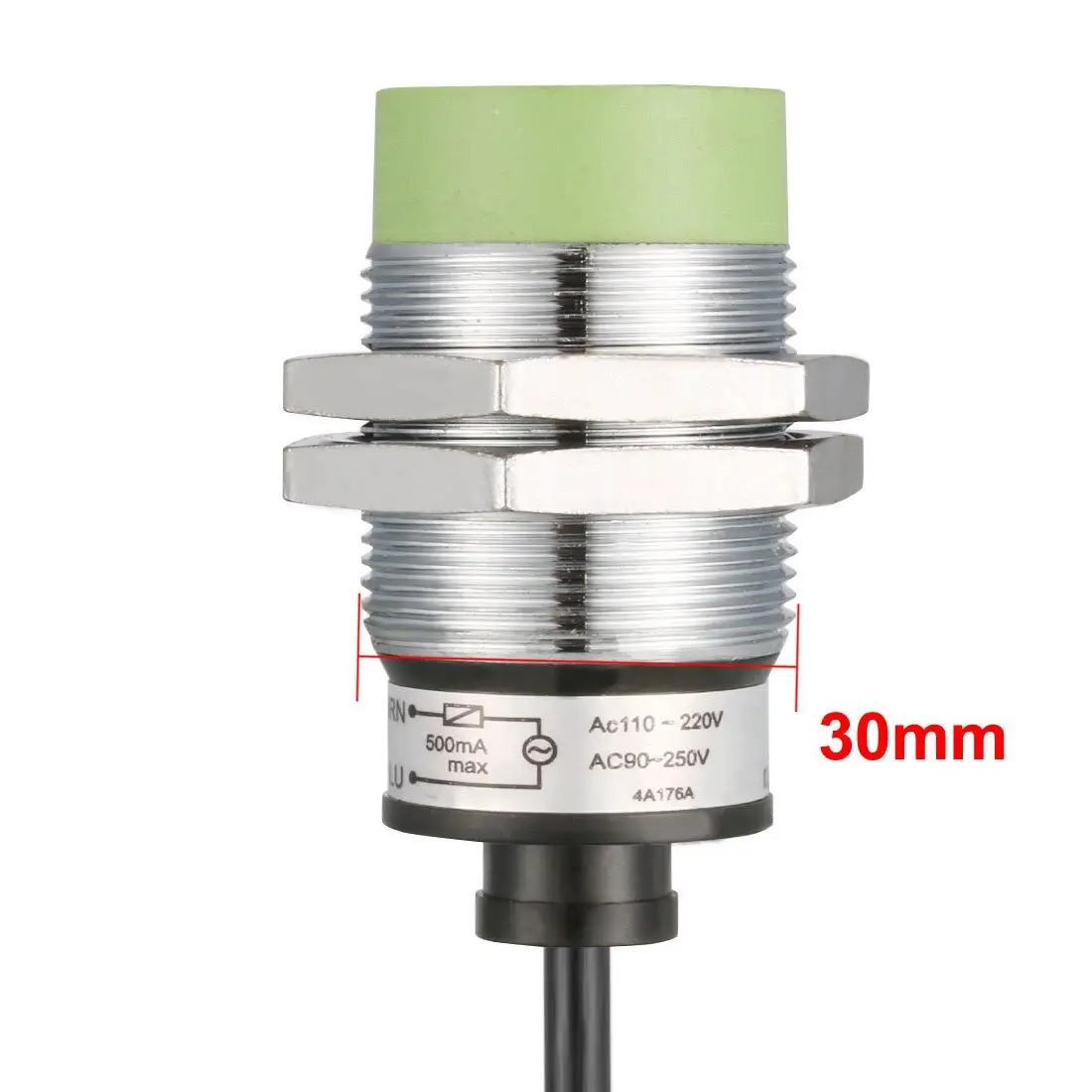 1-15Mm Detector Geen Ac 110-220V Ac 90-250V 500ma 2-draads Inductieve Nabijheidssensorschakelaar