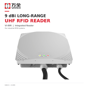 Lecteur RFID UHF longue portée VANCH VI-89R 15m intégré Impinj E710 33dBm 9dBi MQTT PoE Wiegand pour portail de parking - Product Image 1