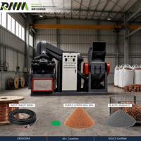 Machine de granulation pour la séparation des composants de câbles usagés, de fils, de métaux et de plastiques, et l'équipement de traitement du cuivre sec en granulés