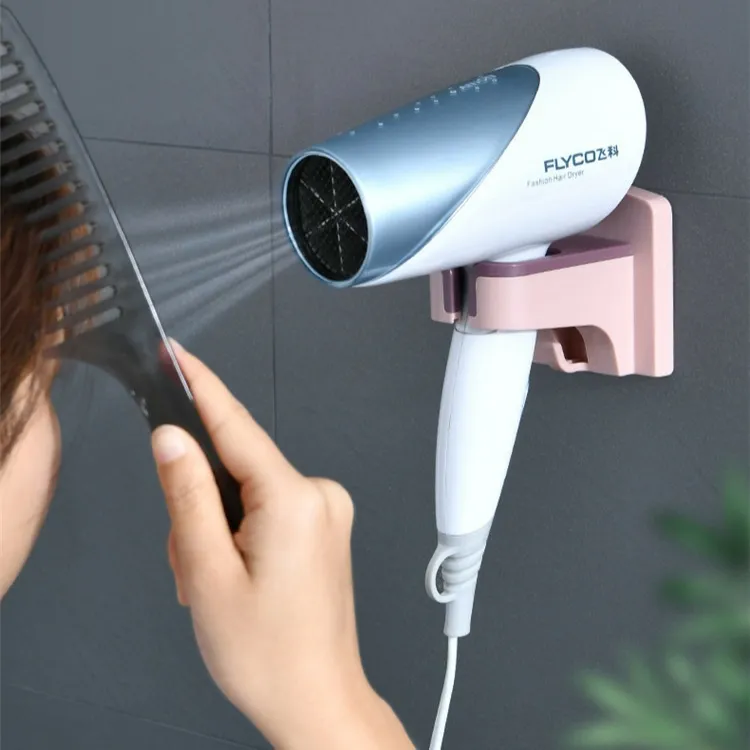 Gk wholesale Perforation-free bathroom hair dryer organizer