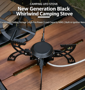 <span class=keywords><strong>Réchaud</strong></span> de camping portable transfrontalier - Brûleur à <span class=keywords><strong>gaz</strong></span> pliable et détachable coupe-<span class=keywords><strong>vent</strong></span> <span class=keywords><strong>pour</strong></span> la cuisson en extérieur, la préparation de boissons et le thé - Product Image 5