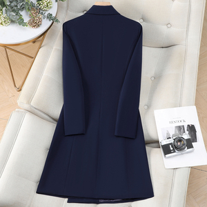 <span class=keywords><strong>Abito</strong></span> Lungo Color Albicocca <span class=keywords><strong>da</strong></span> Donna, Primavera-Autunno 2026, Abbigliamento Professionale per Insegnanti, Completo Formale per Colloqui e Lavoro - Product Image 5