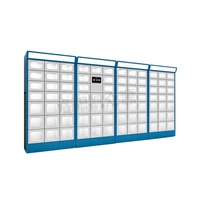 YinLong personnalisé intelligent en métal casier de stockage des aliments assemblé colis en acier serrure électronique étanche armoire chauffante réfrigérée