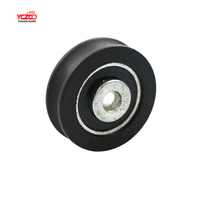 Rueda de Nylon y Aluminio con Rodamientos para Reemplazo, Diámetro 20mm, R-15, R15, Garrucha