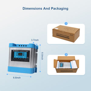 <span class=keywords><strong>Cargador</strong></span> de batería de alta eficiencia para automóvil, <span class=keywords><strong>7</strong></span> etapas, <span class=keywords><strong>12</strong></span> <span class=keywords><strong>voltios</strong></span>, 20 Amp, para batería de Gel con pantalla Digital - Product Image 6